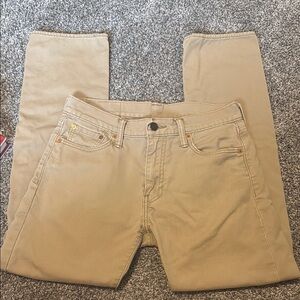 Levi's Tan Straight Jeans Classic Fit